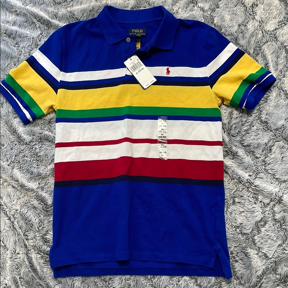 Polo by Ralph Lauren Kids Multicolor Striped Polo